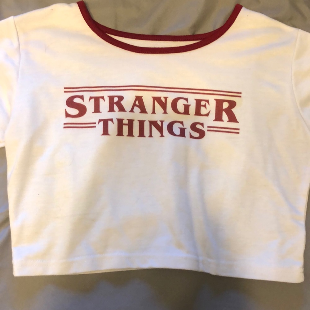 Stranger things crop top